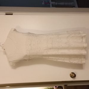 H&M sleeveless Ivory dress